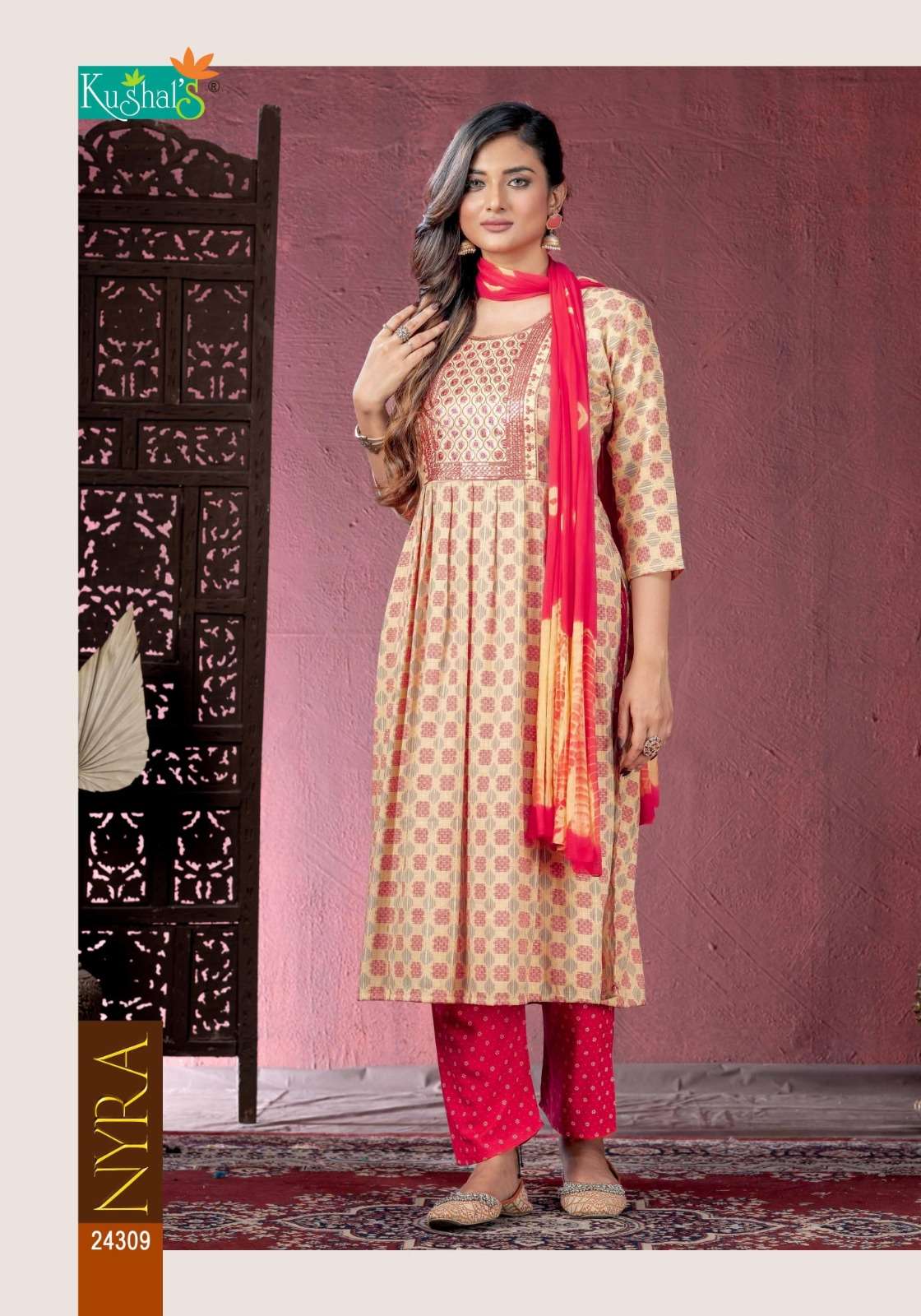 KUSHAL PRESENTS NEW SINGLE CATALOUGE NYRA DESIGN NO-24309