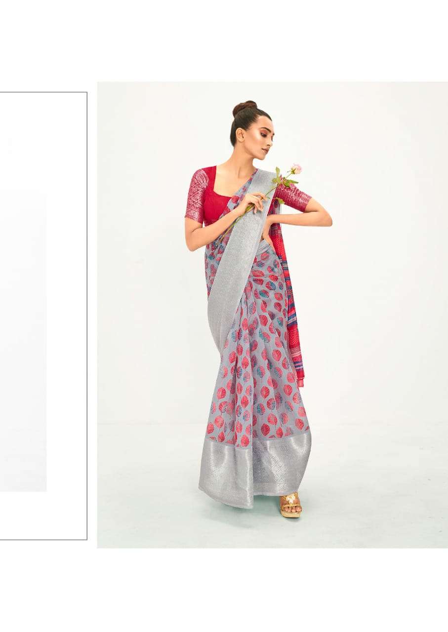 LD PRESENTS NEW SINGLE CATALOUGE SILVER CHANDERI DESIGN NO-1002
