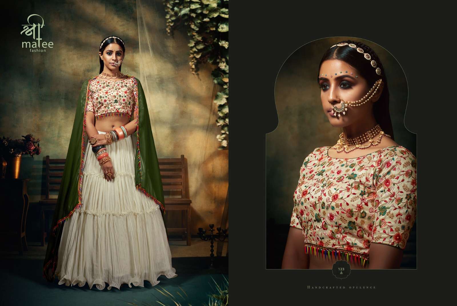 LEHENGA_BLOSUE_DUPATTA || AAHANA CATALOUGE BY SHREEMATEE FASHION