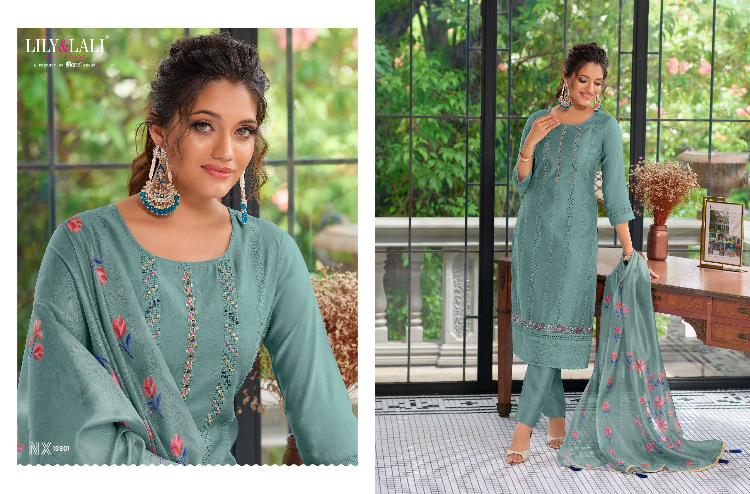 LILY & LALI PRESENTS NEW SINGLE CATALOUGE LUCKNOWI NX DESIGN NO-13801