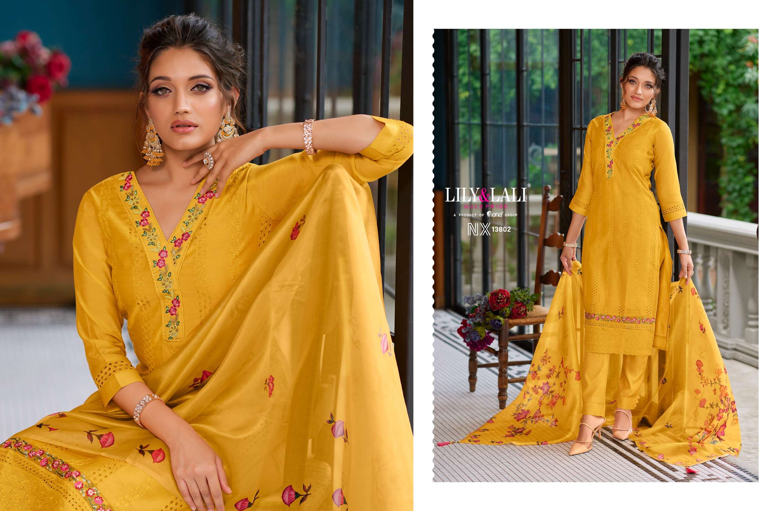 LILY & LALI PRESENTS NEW SINGLE CATALOUGE LUCKNOWI NX DESIGN NO-13802