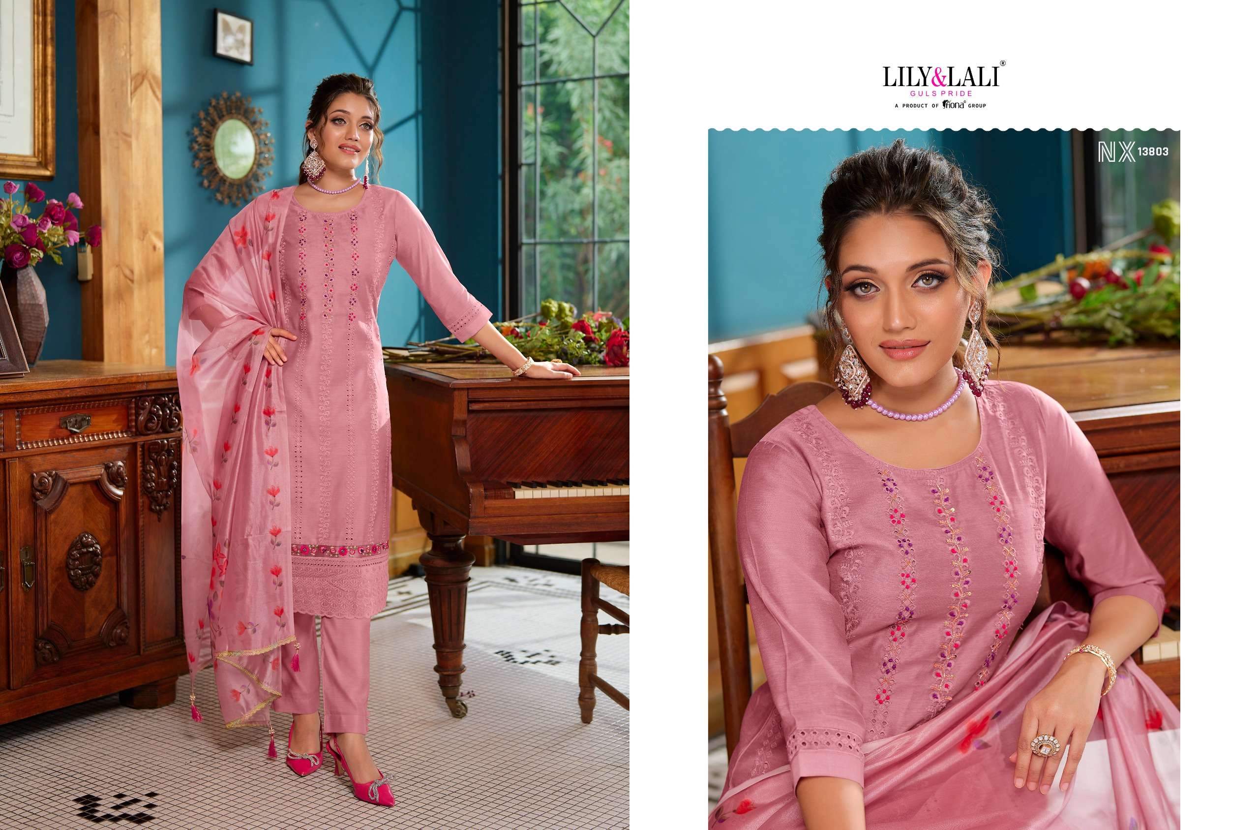 LILY & LALI PRESENTS NEW SINGLE CATALOUGE LUCKNOWI NX DESIGN NO-13803
