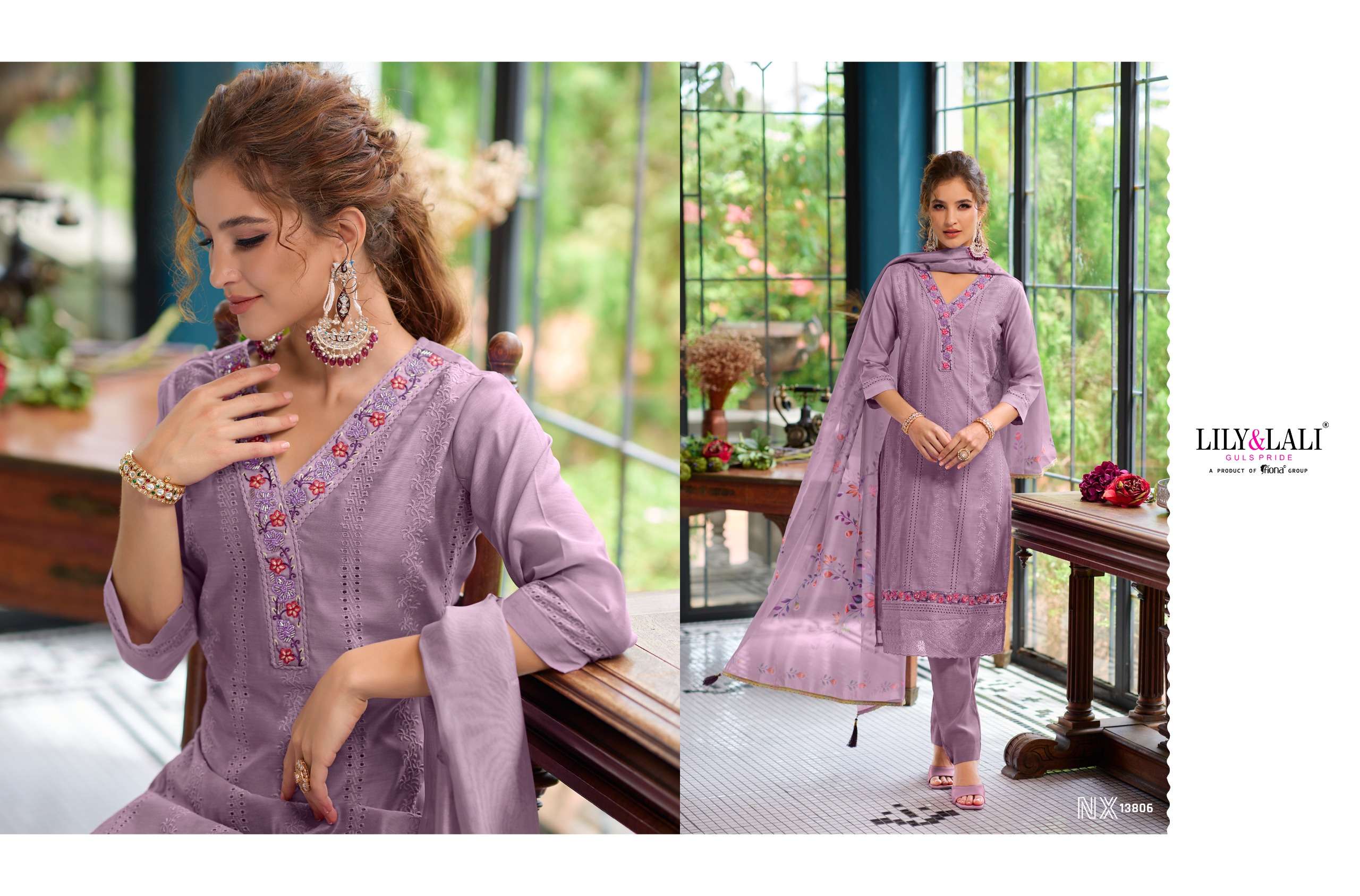 LILY & LALI PRESENTS NEW SINGLE CATALOUGE LUCKNOWI NX DESIGN NO-13806