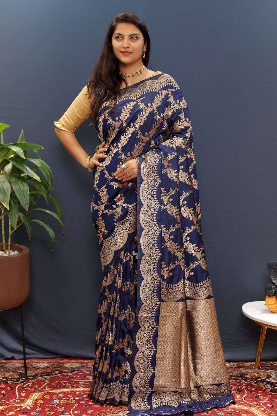LUCACCI DESIGNER PRESENTS NEW CATALOUGE JALAR SILK DESIGN NO-5007