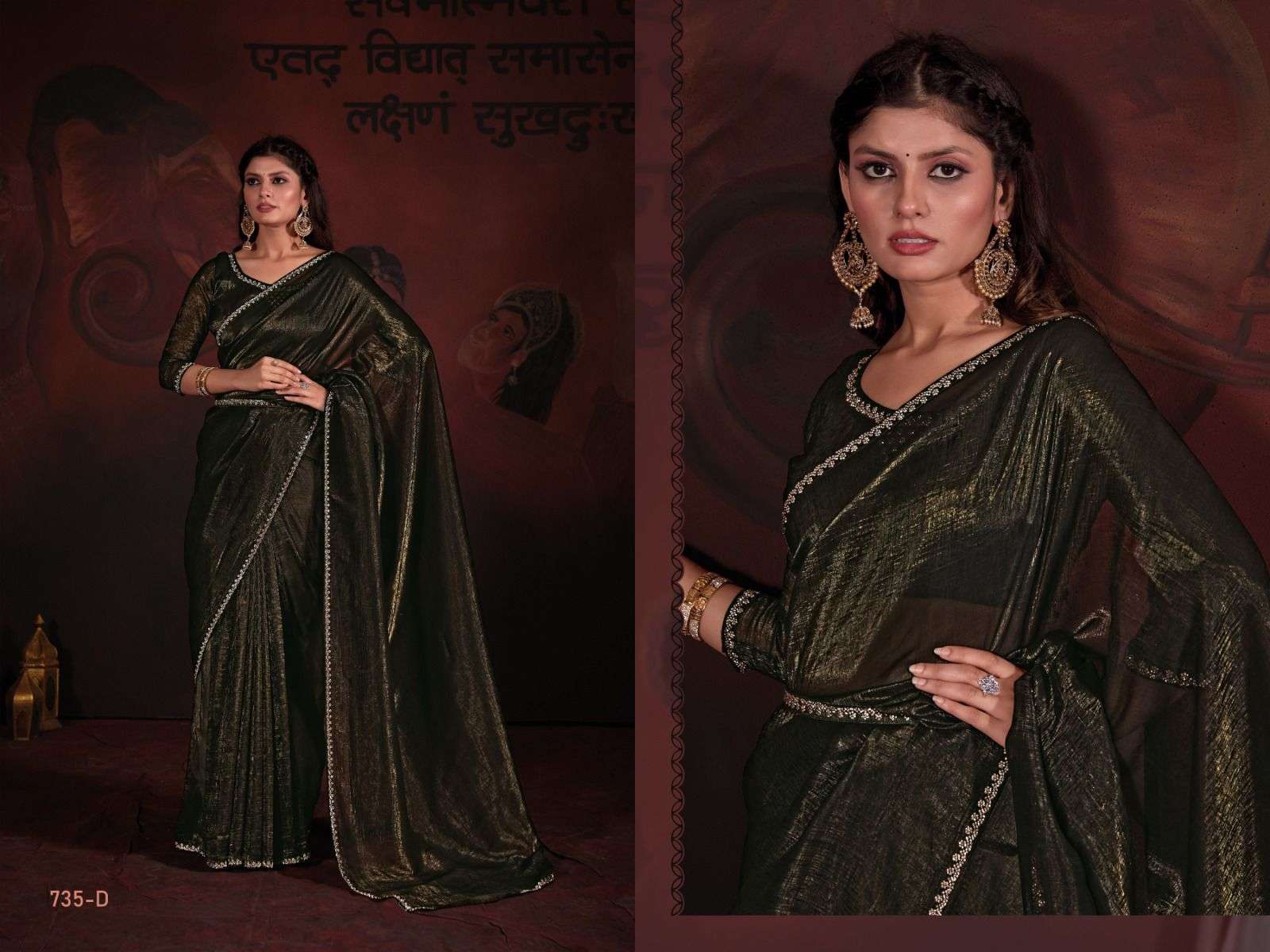 LUCACCI DESIGNER PRESENTS NEW CATALOUGE MAHEK DESIGN NO-735D