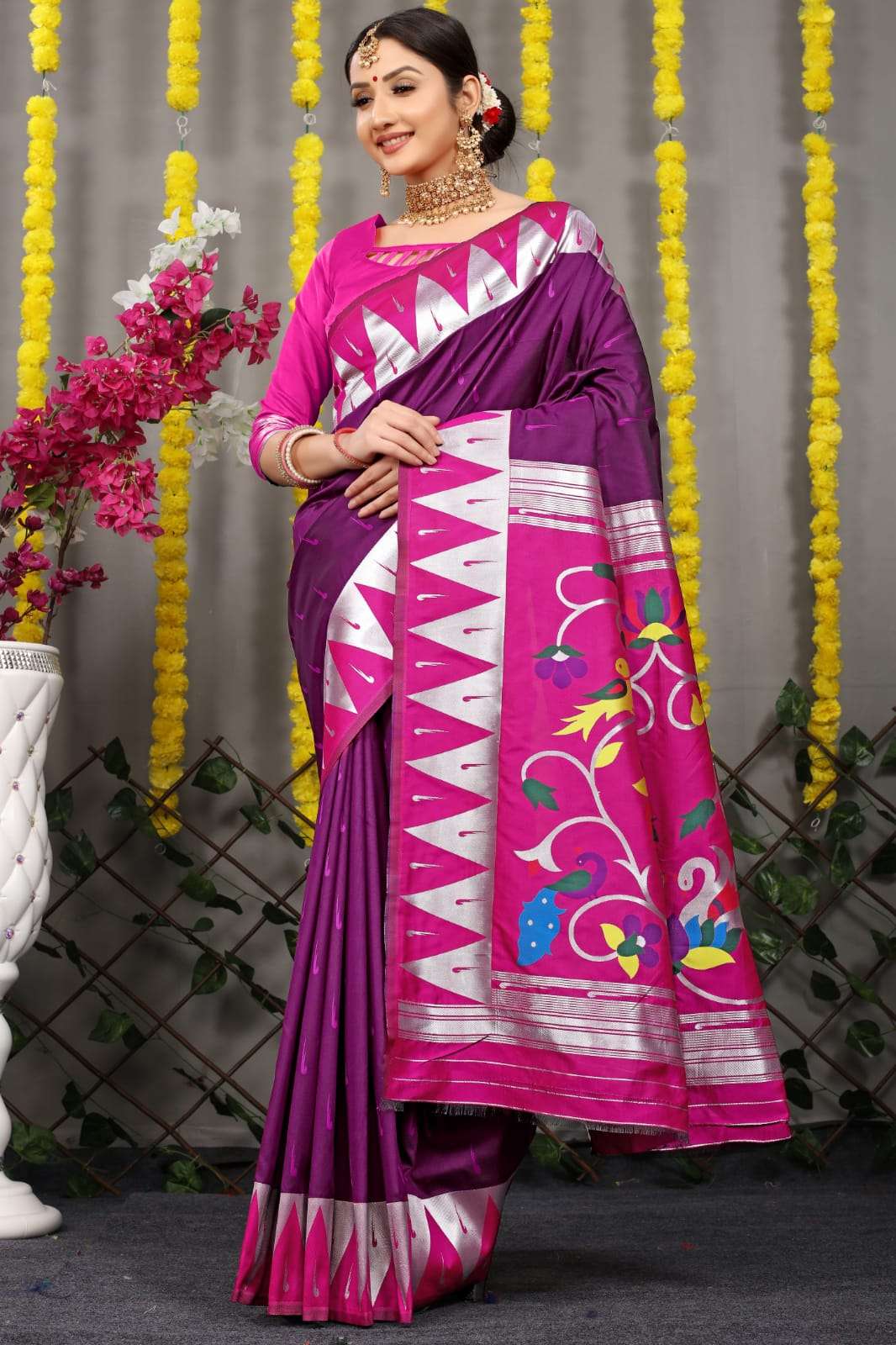 LUCACCI DESIGNER PRESENTS NEW CATALOUGE MUNIYA PAITHANI DESIGN NO-05