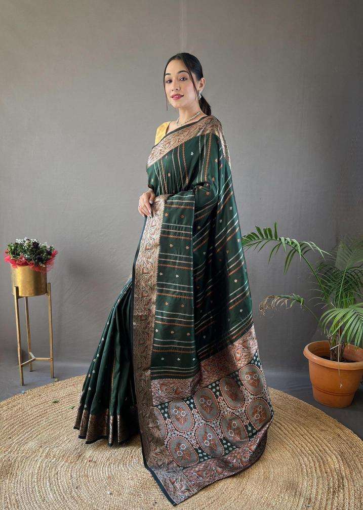 LUCACCI DESIGNER PRESENTS NEW CATALOUGE NIDHI COLOR-GRN