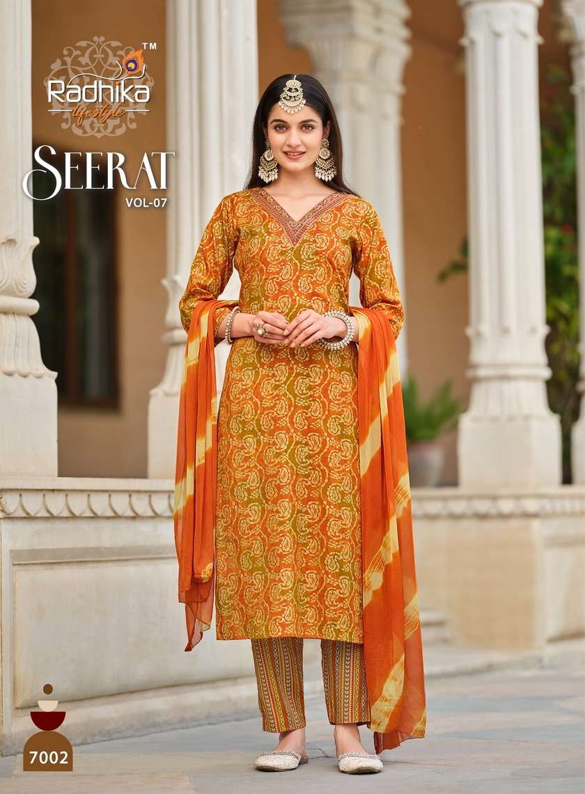 RADHIKA LIFESTYLE PRESENTS NEW CATALOUGE SEERAT VOL7
