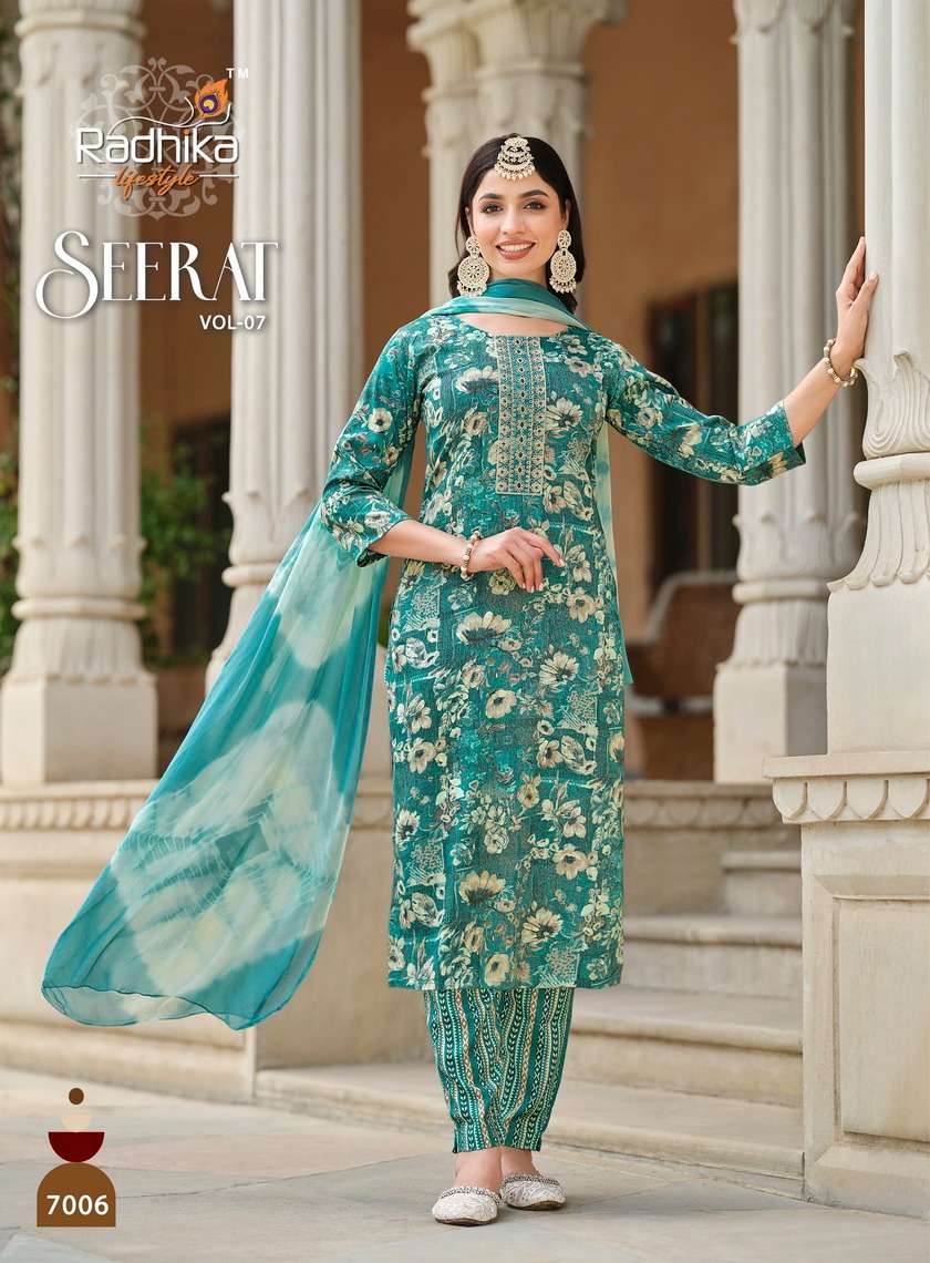 RADHIKA LIFESTYLE PRESENTS NEW CATALOUGE SEERAT VOL7