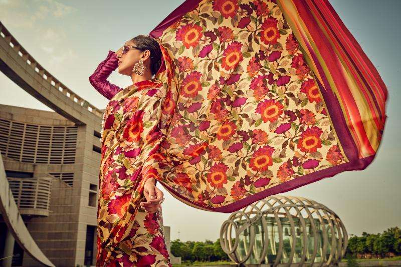 RAJ TEX PRESENTS NEW CATALOUGE SATIN DIGITAL DESIGN NO-1403