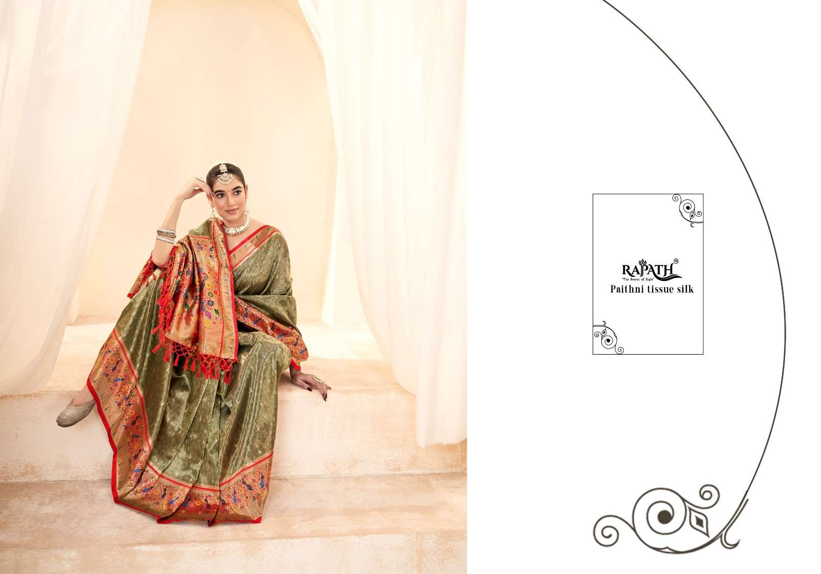 RAJAPTH PRESENTS NEW SINGLE CATALOUGE LAVNYA SILK DESIGN NO-184002