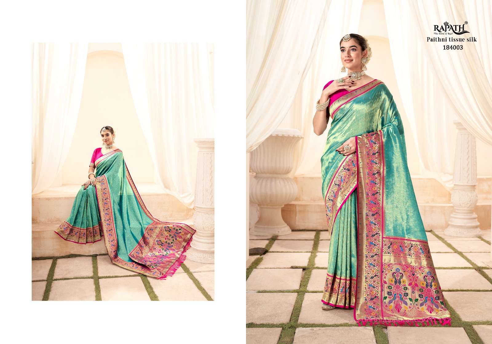 RAJAPTH PRESENTS NEW SINGLE CATALOUGE LAVNYA SILK DESIGN NO-184003
