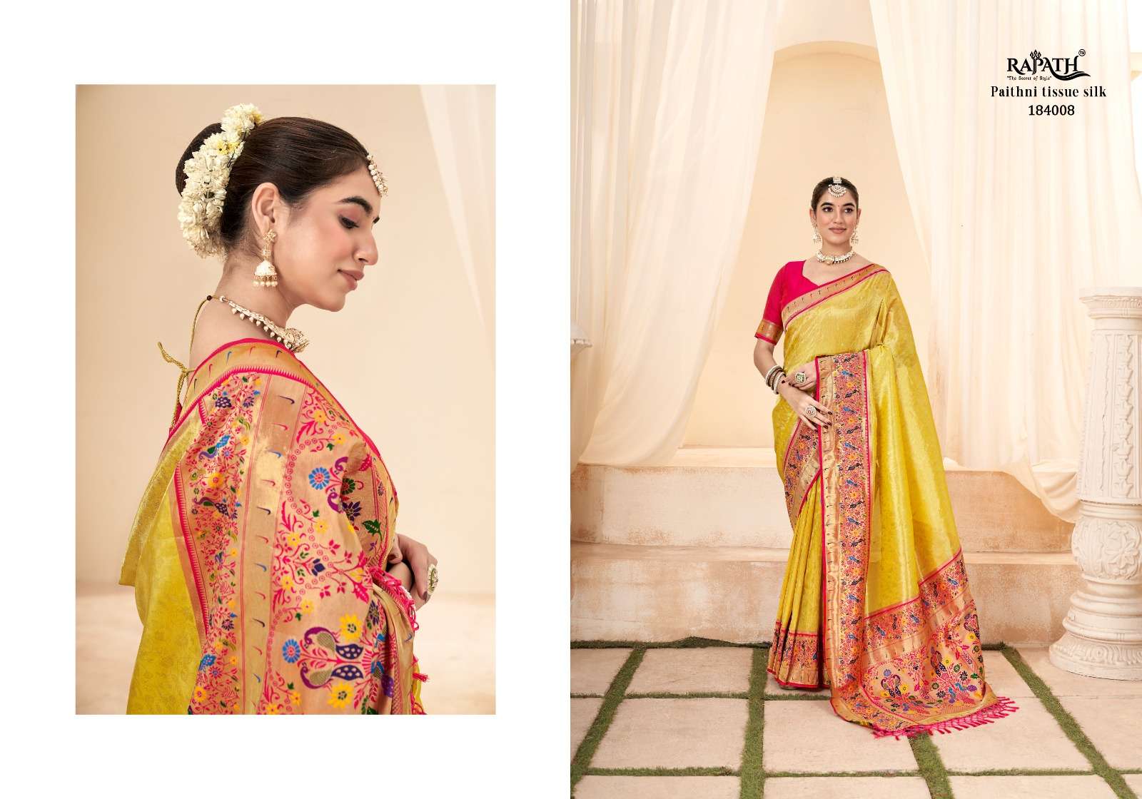 RAJAPTH PRESENTS NEW SINGLE CATALOUGE LAVNYA SILK DESIGN NO-184008