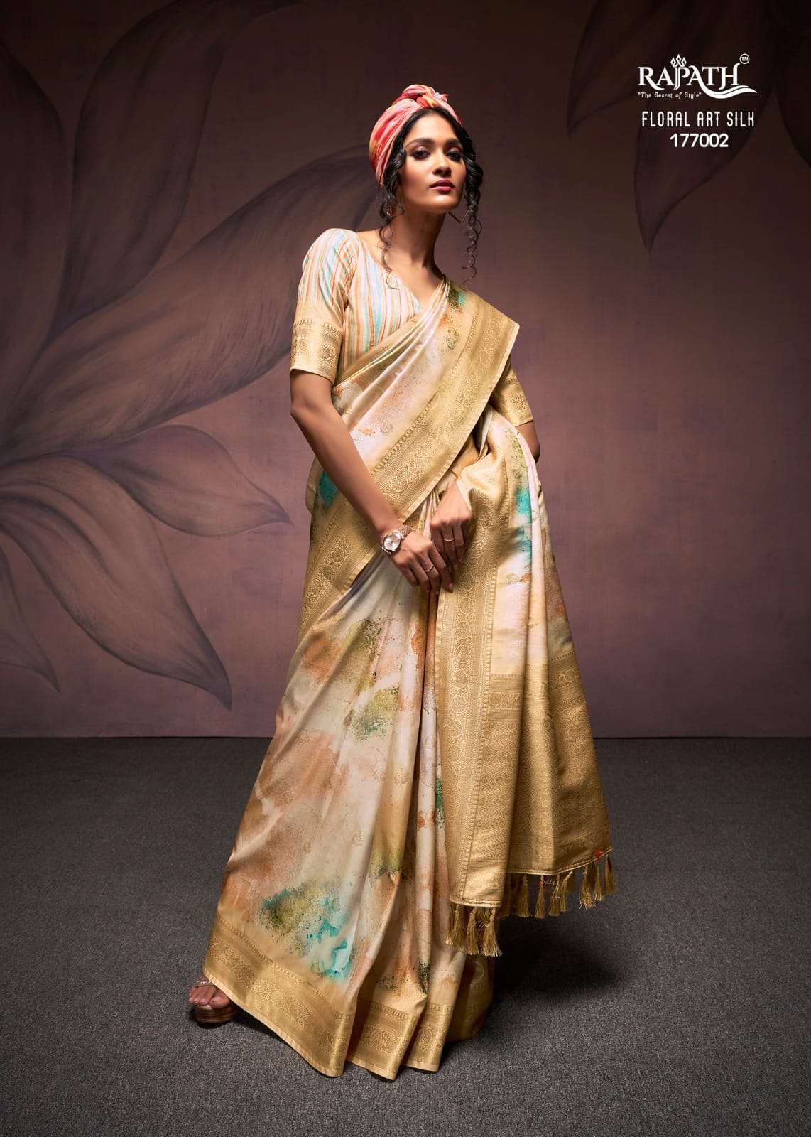 RAJPATH PRESENTS NEW CATALOUGE RANGREZA SILK DESIGN NO-177003