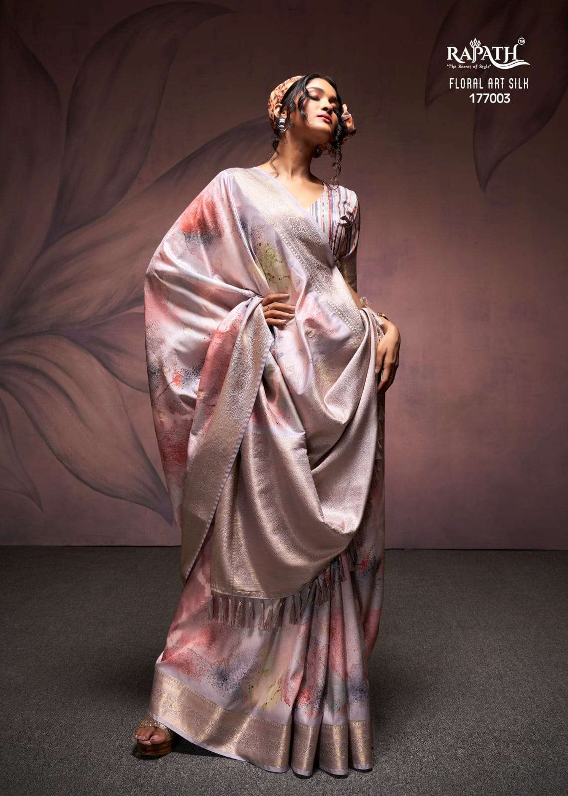 RAJPATH PRESENTS NEW CATALOUGE RANGREZA SILK DESIGN NO-177004