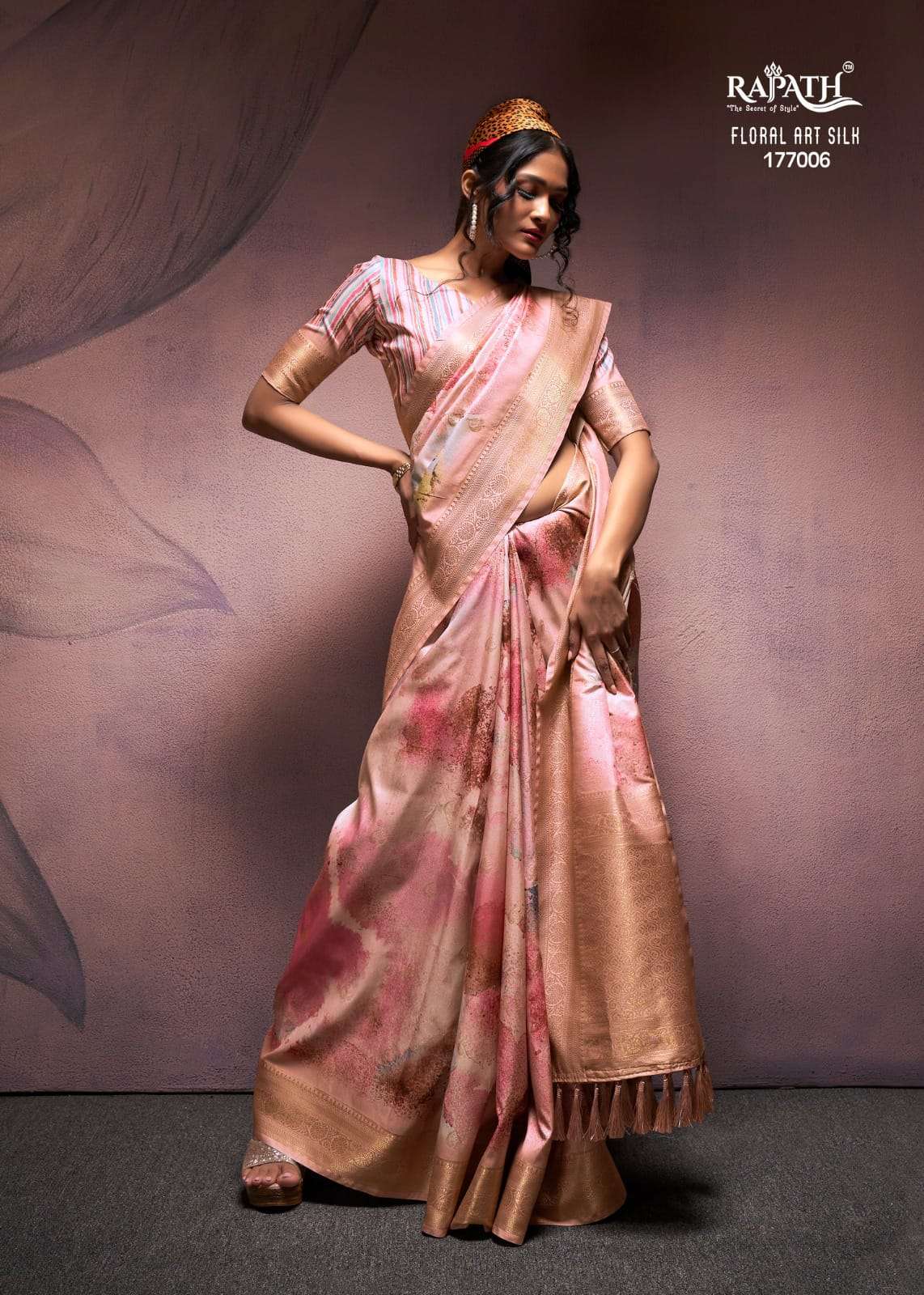 RAJPATH PRESENTS NEW CATALOUGE RANGREZA SILK DESIGN NO-177007