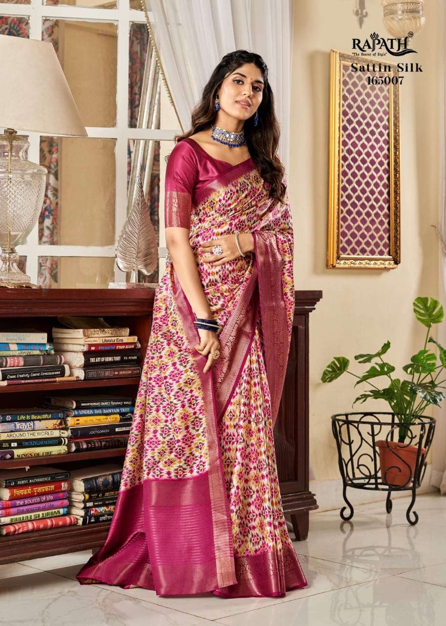RAJPATH PRESENTS NEW CATALOUGE SUNHERI DESIGN NO-165007