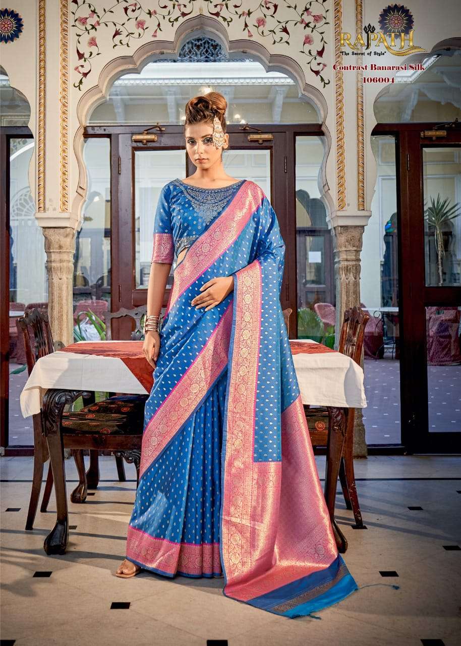 RAJPATH PRESENTS NEW CATALOUGE VARSHA SILKS DESIGN NO-106004