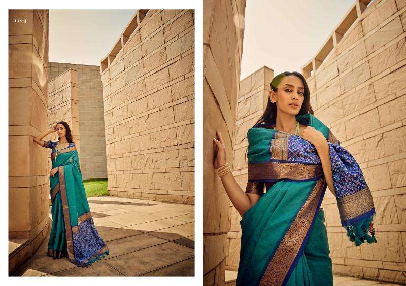 RAJTEX PRESENTS NEW CATALOUGE PATOLA DESIGN NO-1104