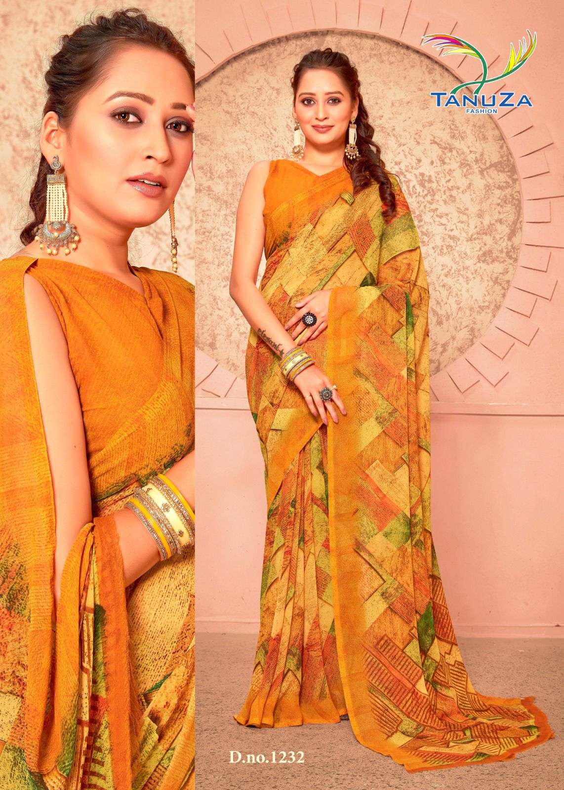 TANUZA FASHION PRESENTS NEW CATALOUGE SRISHTI VOL-3 DESIGN NO-1232