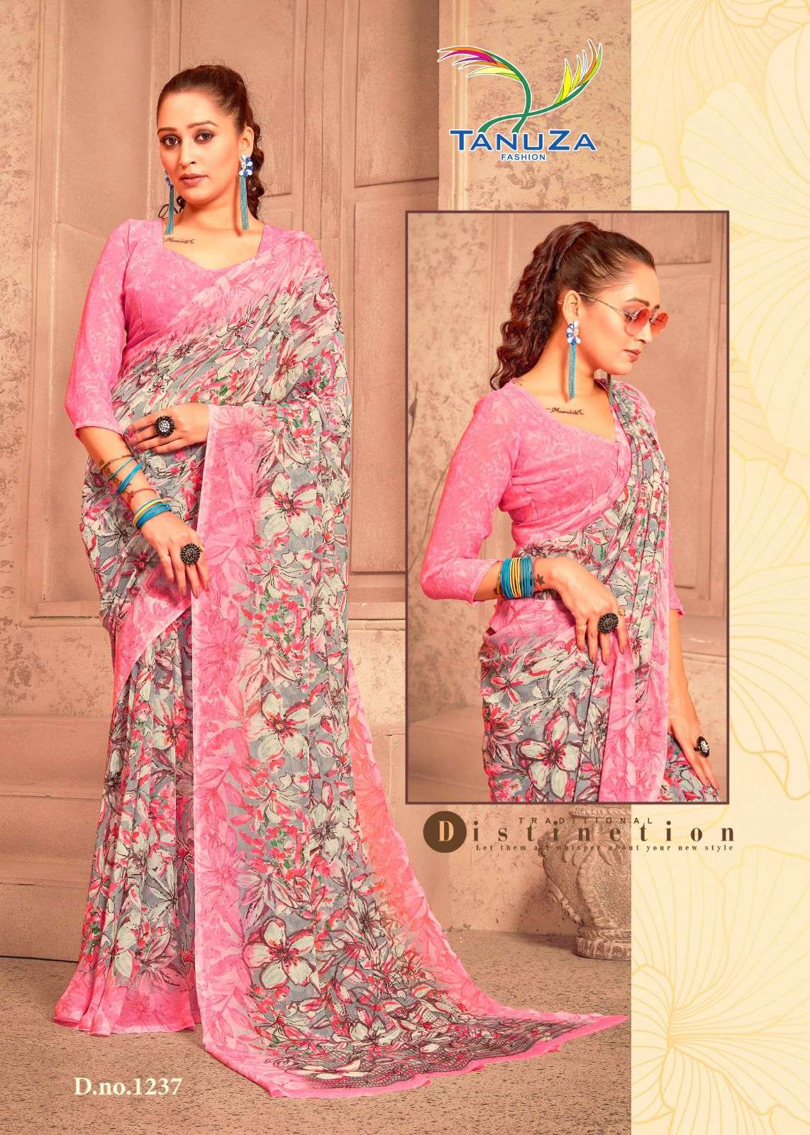 TANUZA FASHION PRESENTS NEW CATALOUGE SRISHTI VOL-3 DESIGN NO-1237