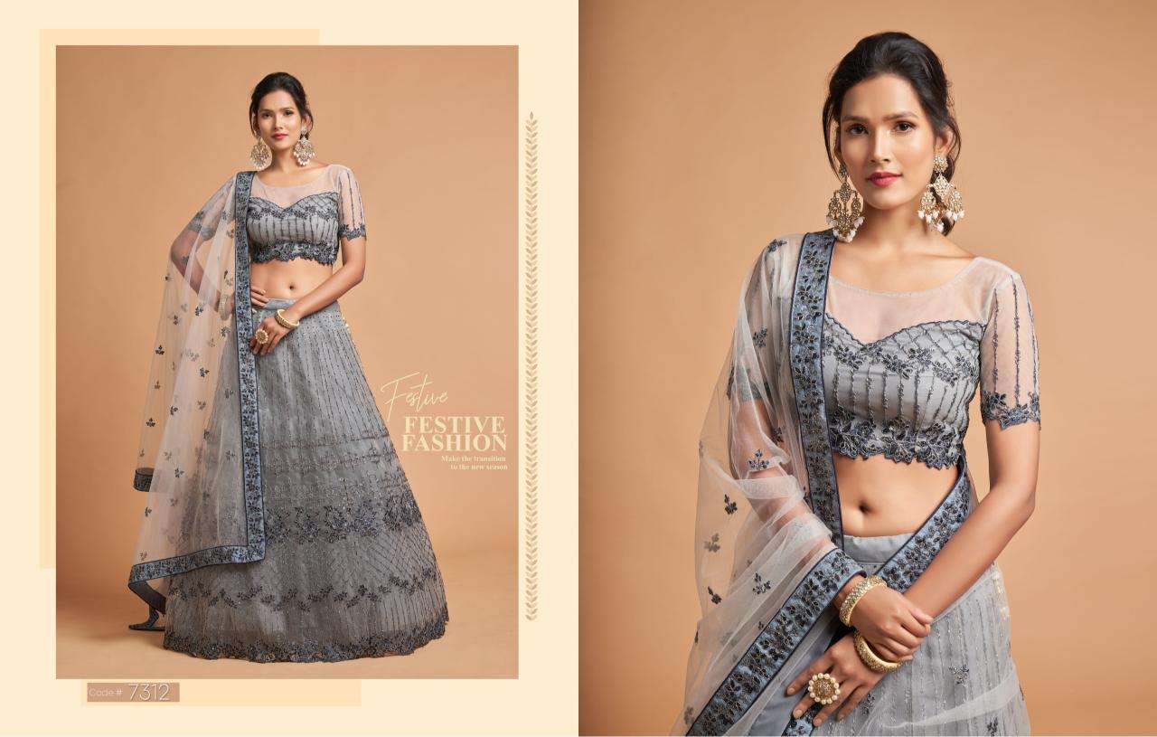 TEXOFAB PRESENTS NEW CATALOUGE NEO ROMANTIC VOL-2 DESIGN NO-7312