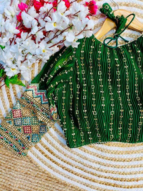 TEXOFAB PRESENTS NEW COLLECTION OF BLOUSE COLOR-GREEN