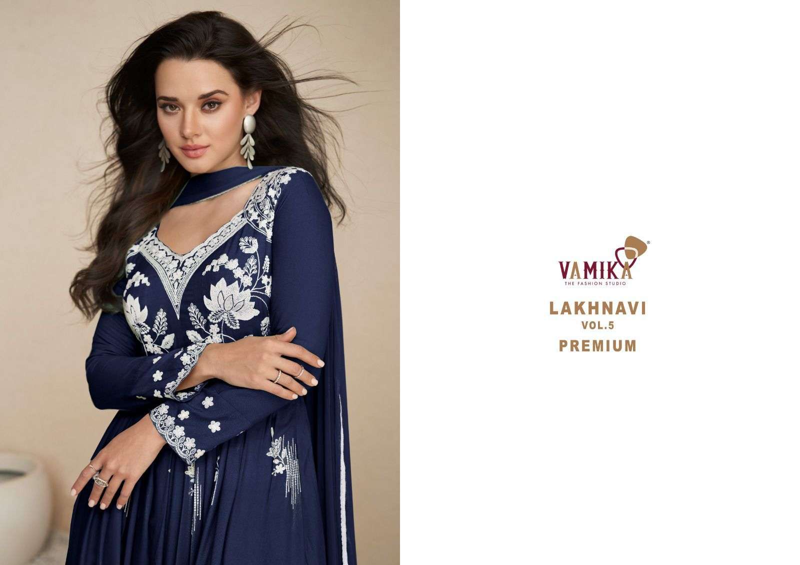 VAMIKA PRESENTS NEW CATALOUGE LAKHNAVI VOL:-5 PREMIUM 