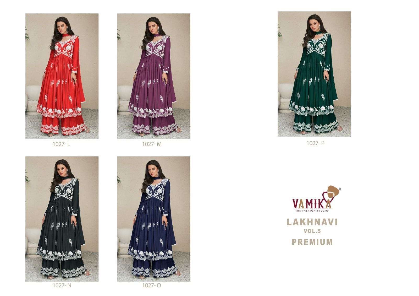 VAMIKA PRESENTS NEW CATALOUGE LAKHNAVI VOL:-5 PREMIUM 