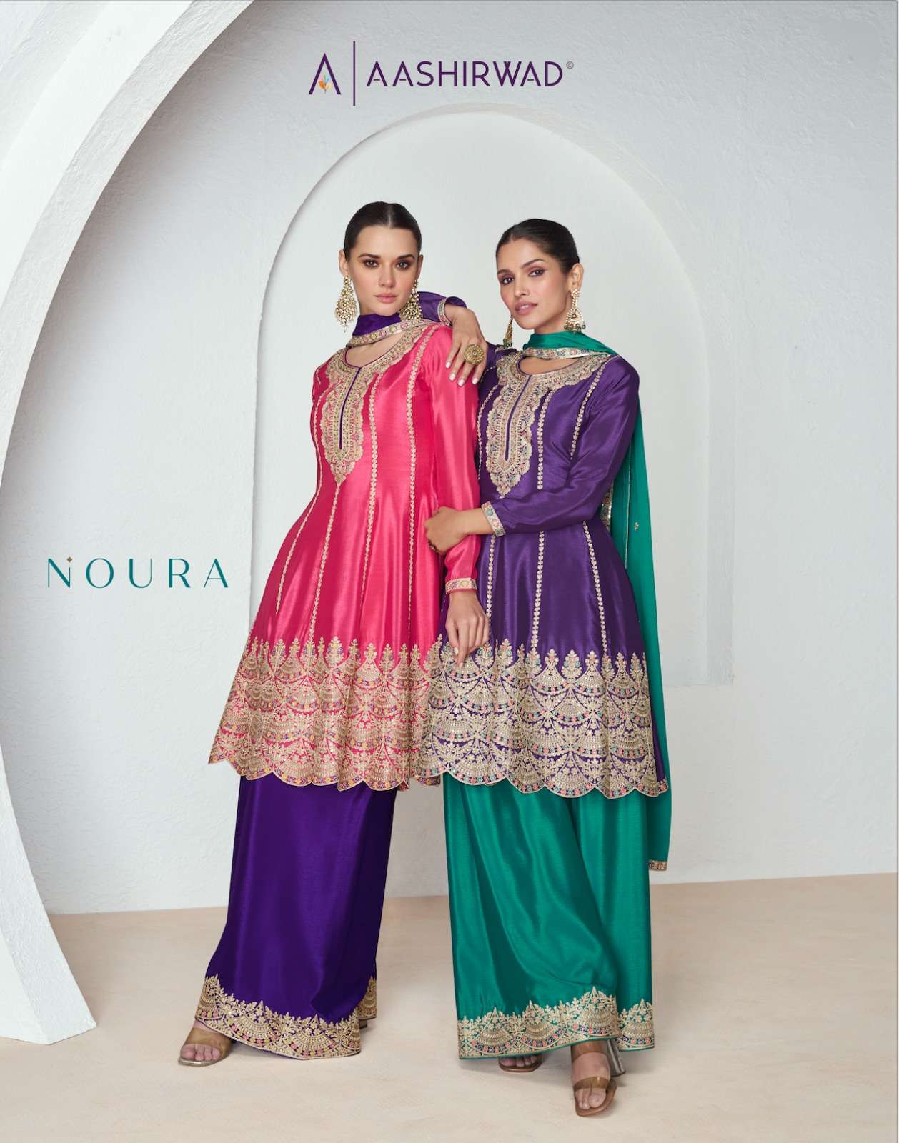 AASHIRWAD CREATION  PRESENTS NEW CATALOUGE NOURA  