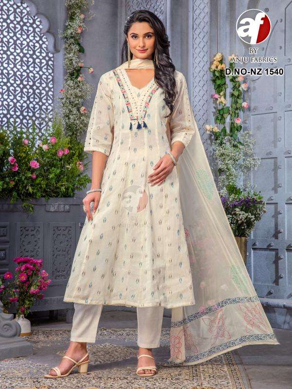 ANJU FABRICS PRESENTS NEW CATALOUGE D.NO:- NZ 1540