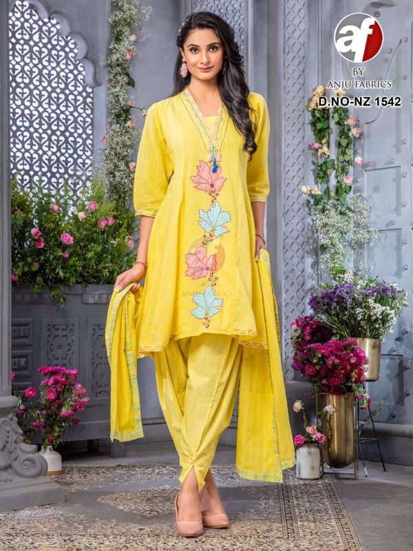 ANJU FABRICS PRESENTS NEW CATALOUGE D.NO:- NZ 1542 