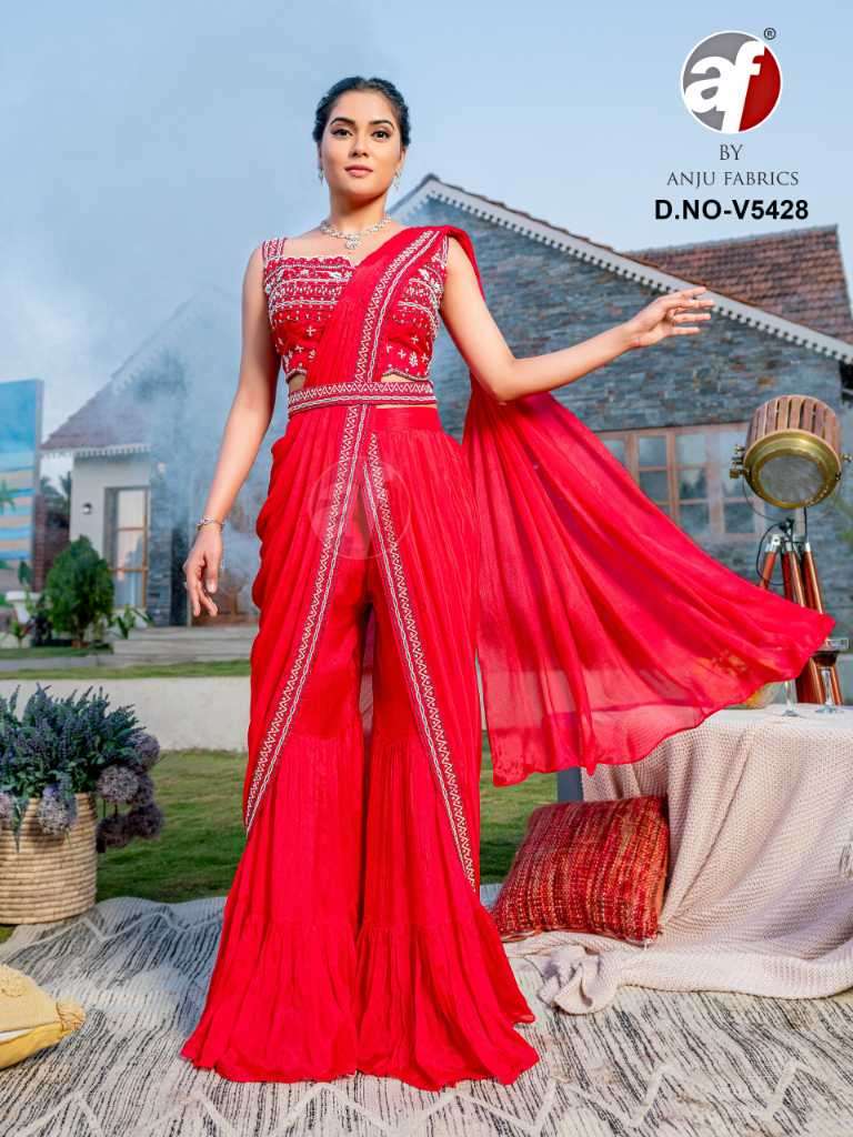 ANJU FABRICS PRESENTS NEW CATALOUGE D.NO:- V 5428