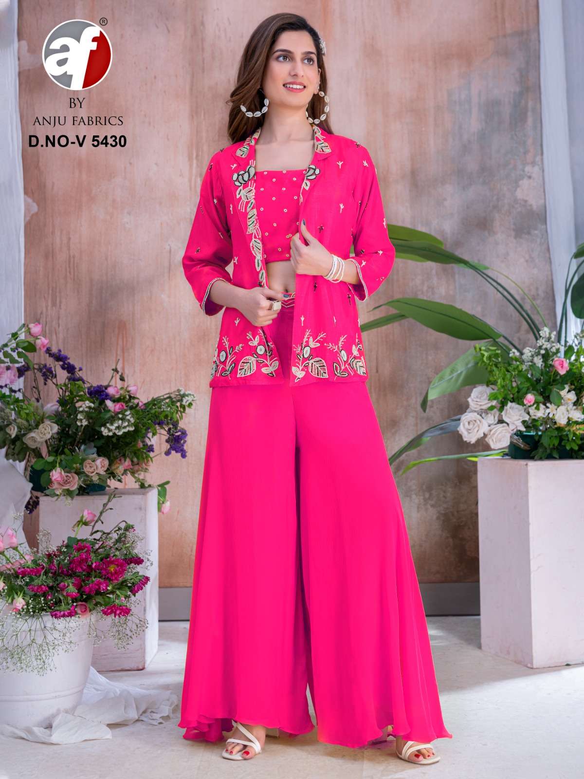 ANJU FABRICS PRESENTS NEW CATALOUGE D.NO:- V 5430