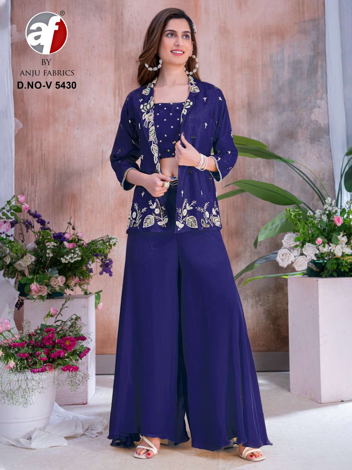 ANJU FABRICS PRESENTS NEW CATALOUGE D.NO:- V 5430