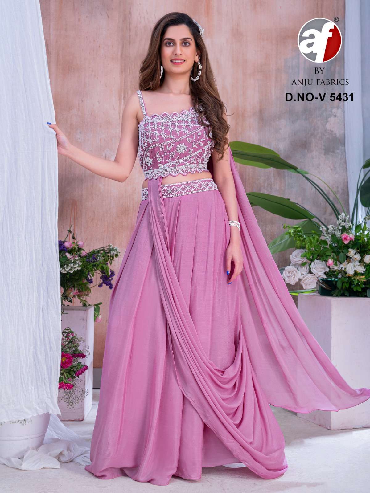 ANJU FABRICS PRESENTS NEW CATALOUGE D.NO:- V 5431