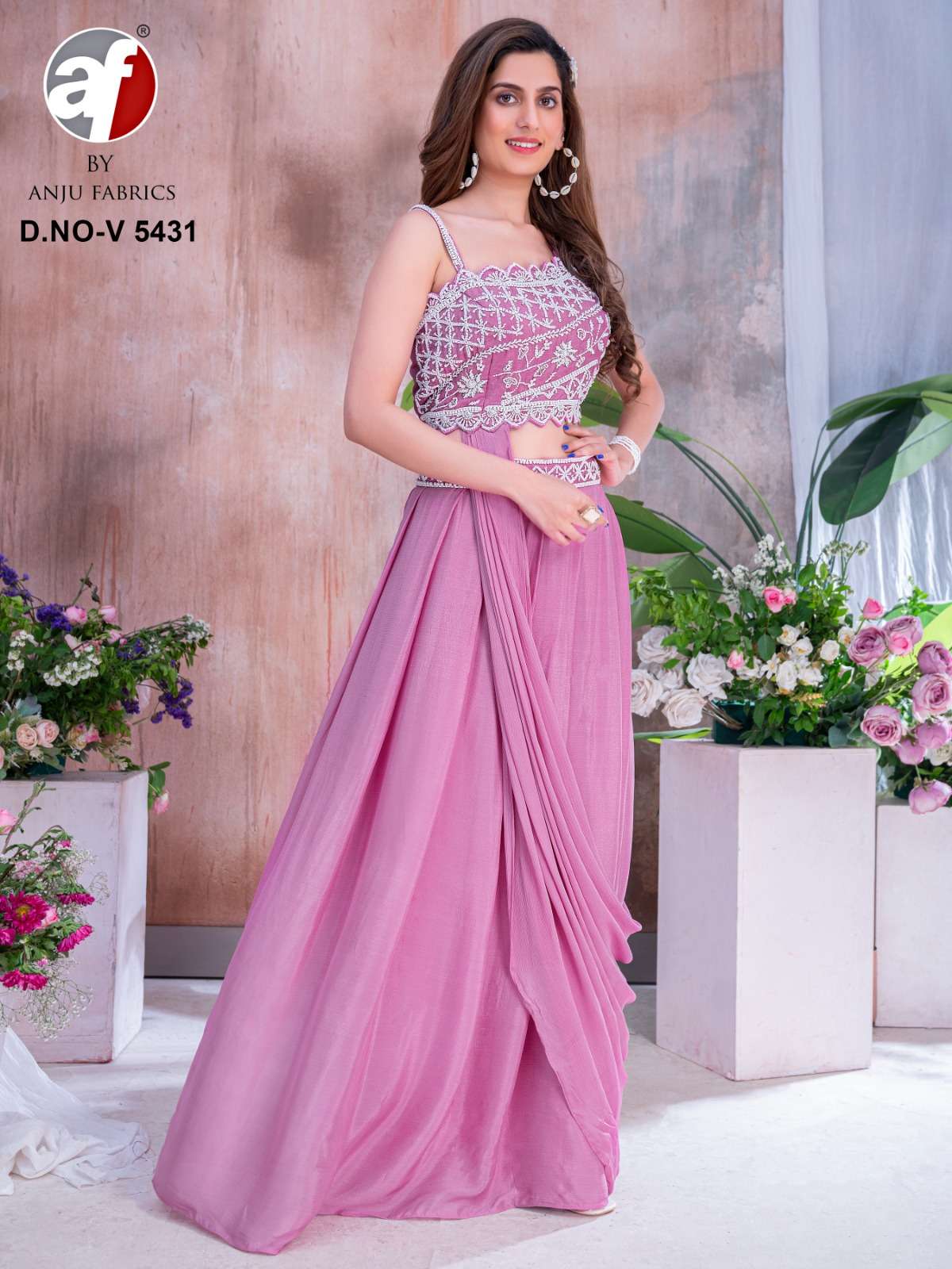 ANJU FABRICS PRESENTS NEW CATALOUGE D.NO:- V 5431