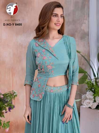 ANJU FABRICS PRESENTS NEW CATALOUGE D.NO:- Y 8405