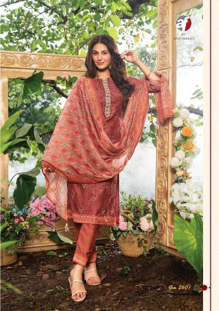 ANJU FABRICS PRESENTS NEW CATALOUGE GOLDEN MEADOWN VOL-2