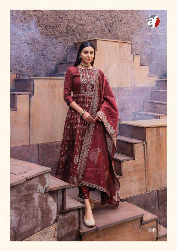 ANJU FABRICS PRESENTS NEW CATALOUGE HASEEN PAL VOL-9 