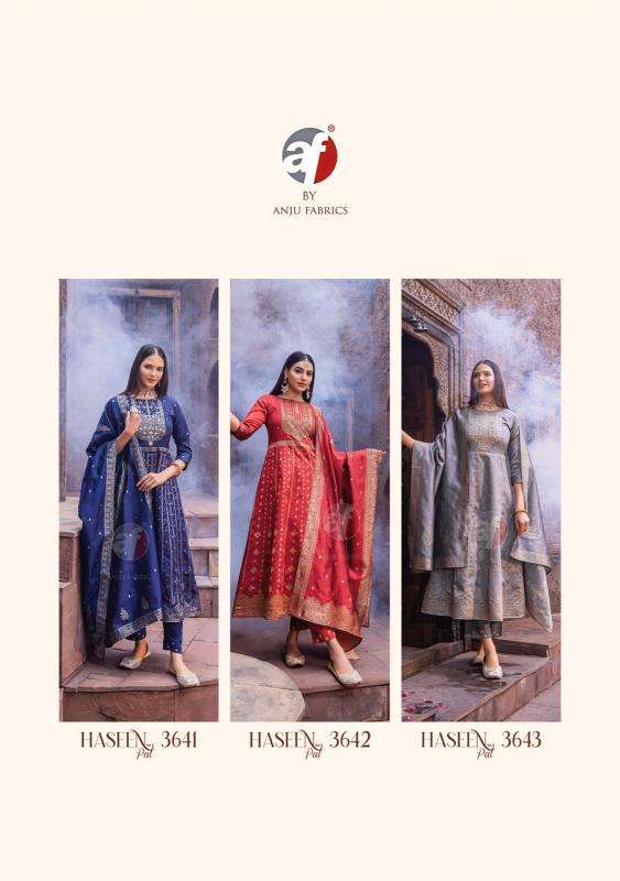 ANJU FABRICS PRESENTS NEW CATALOUGE HASEEN PAL VOL-9 