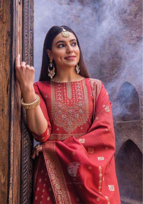 ANJU FABRICS PRESENTS NEW CATALOUGE HASEEN PAL VOL-9 