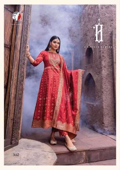 ANJU FABRICS PRESENTS NEW CATALOUGE HASEEN PAL VOL-9 DESIGN NO-3642