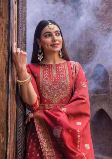 ANJU FABRICS PRESENTS NEW CATALOUGE HASEEN PAL VOL-9 DESIGN NO-3646