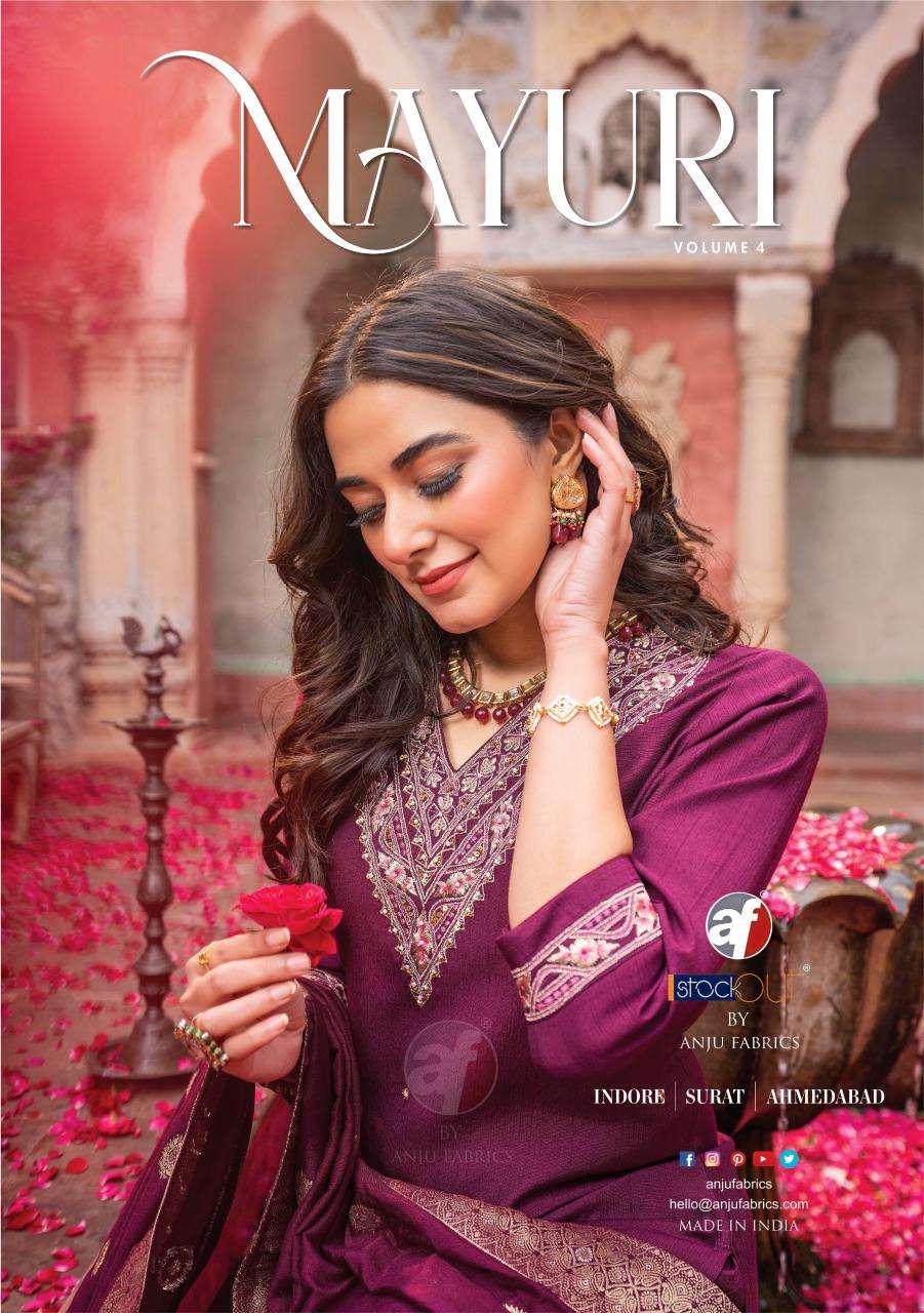 ANJU FABRICS PRESENTS NEW CATALOUGE MAYURI VOL-4 