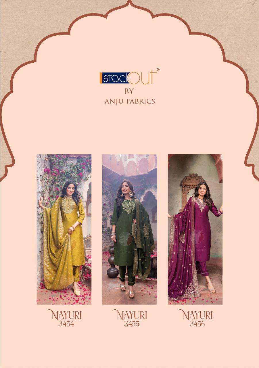 ANJU FABRICS PRESENTS NEW CATALOUGE MAYURI VOL-4 
