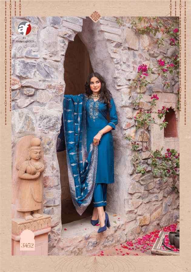 ANJU FABRICS PRESENTS NEW CATALOUGE MAYURI VOL-4 DESIGN NO-3452