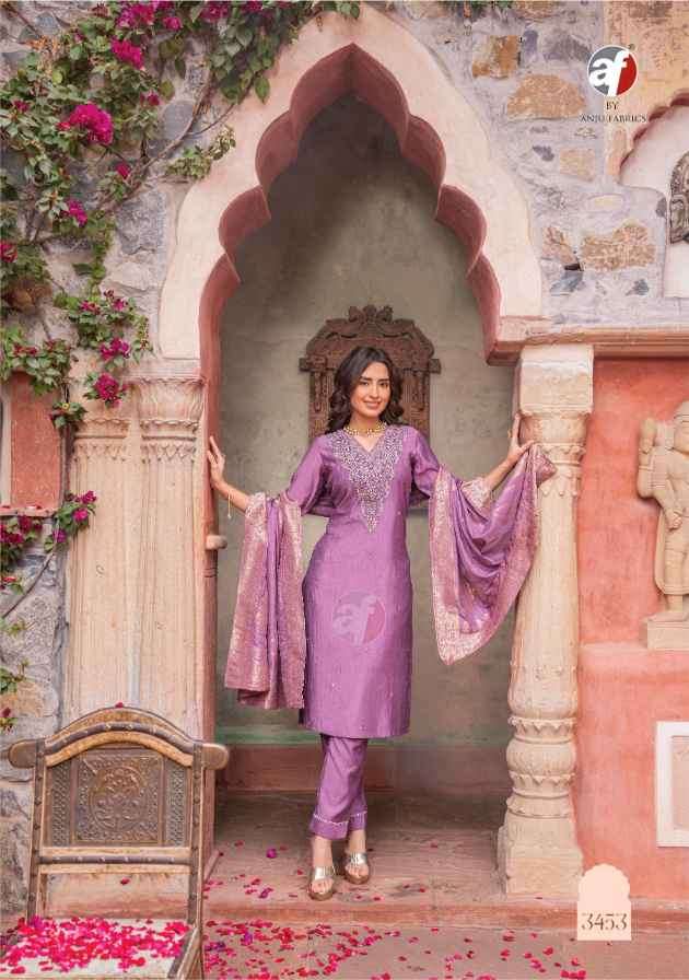 ANJU FABRICS PRESENTS NEW CATALOUGE MAYURI VOL-4 DESIGN NO-3453