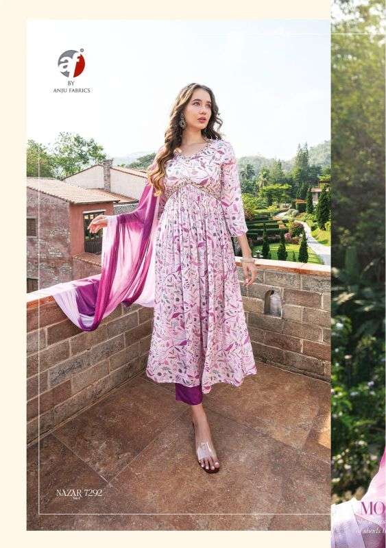ANJU FABRICS PRESENTS NEW CATALOUGE NAZAR VOL-4 