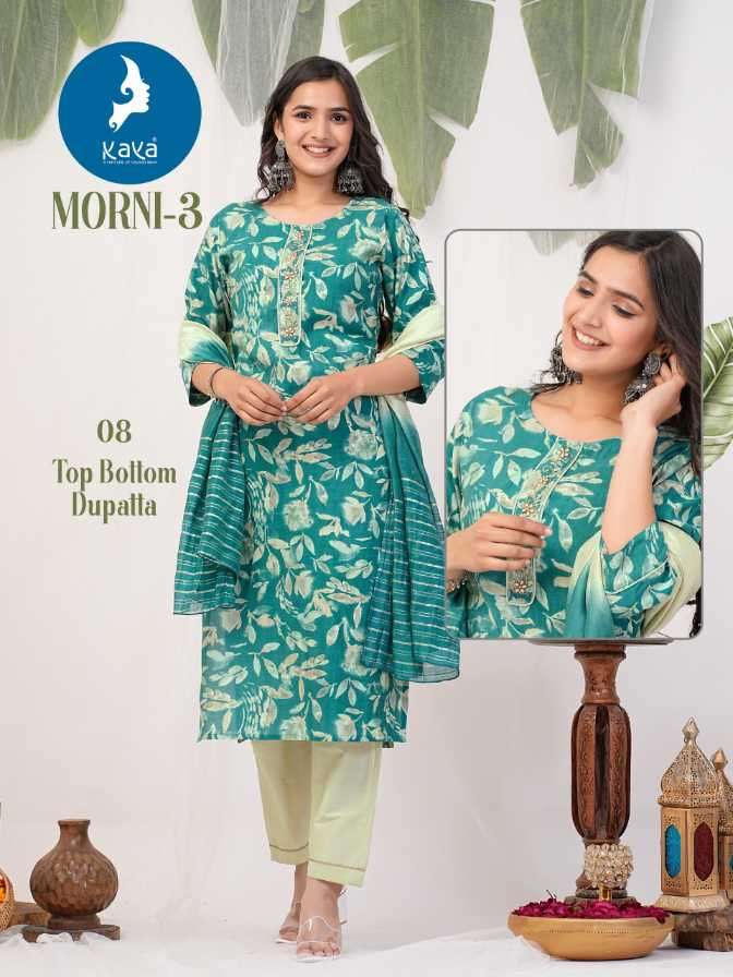 KAYA KURTI PRESENTS NEW CATALOUGE MORNI VOL-3 DESIGN NO-08